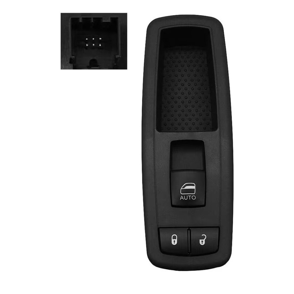Power Window Switch 6-Pin Auto Down Door Lock Button Black for Dodge Chrysler - Picture 10 of 11